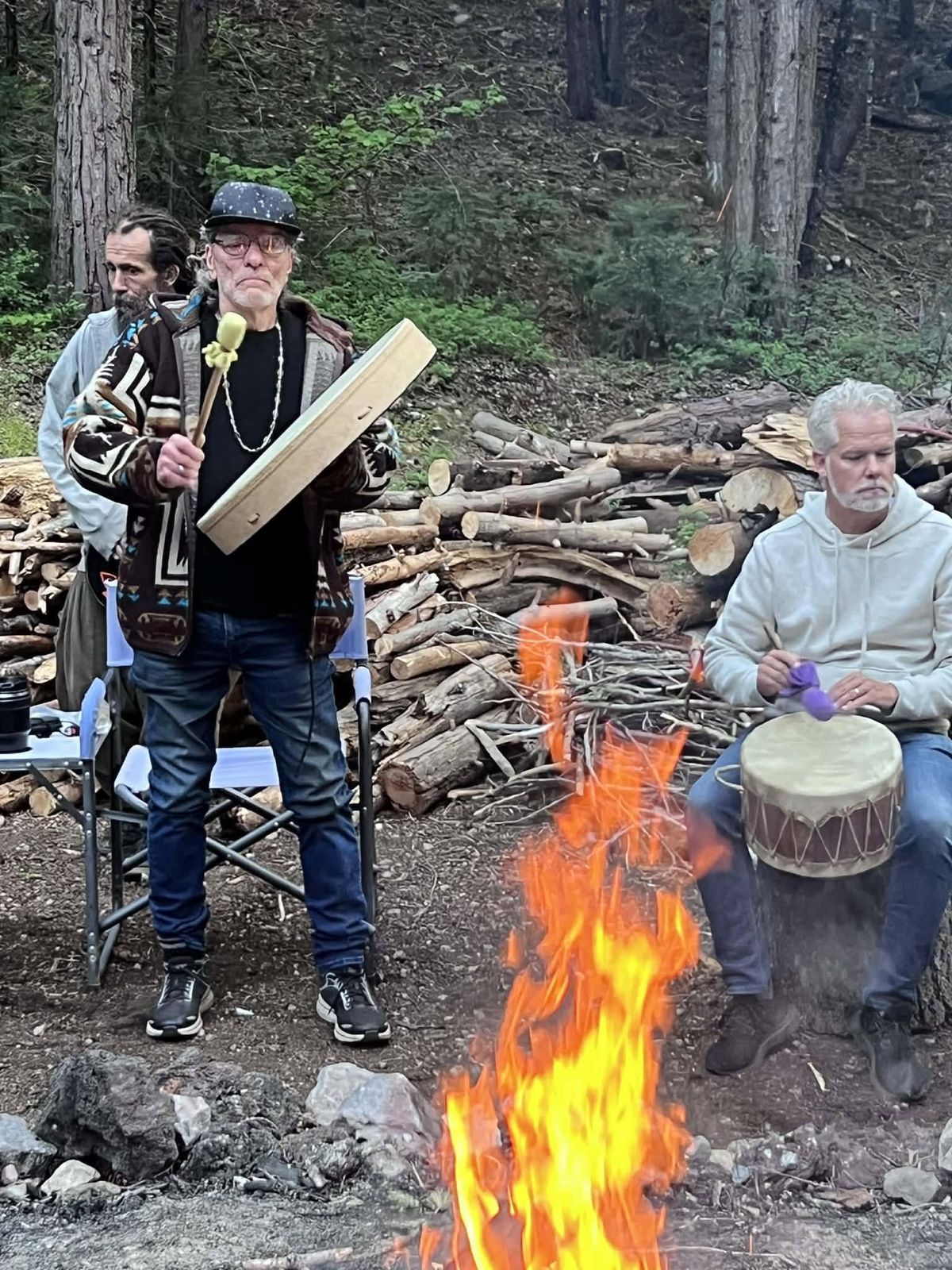 Sacred fire gathering